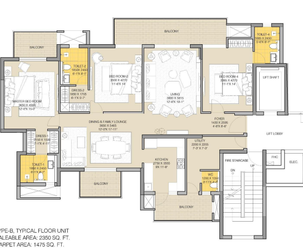 3 Bhk type 2