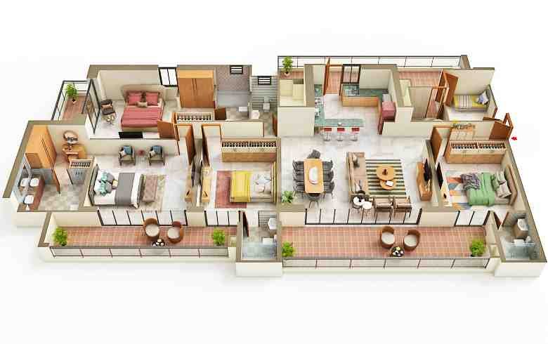 4 Bhk Type 1 