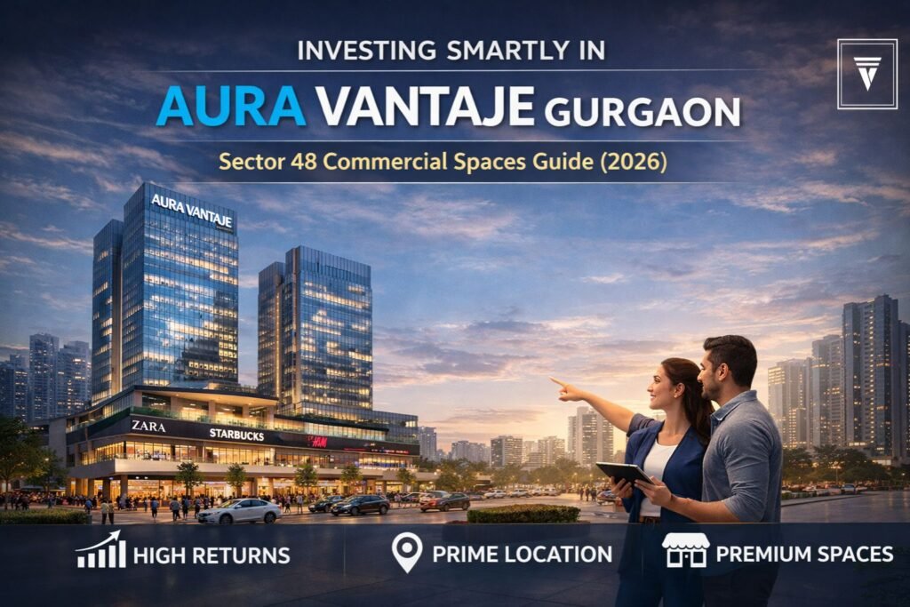 Aura Vantaje Gurgaon Sector 48 commercial project modern office and retail investment property 2026