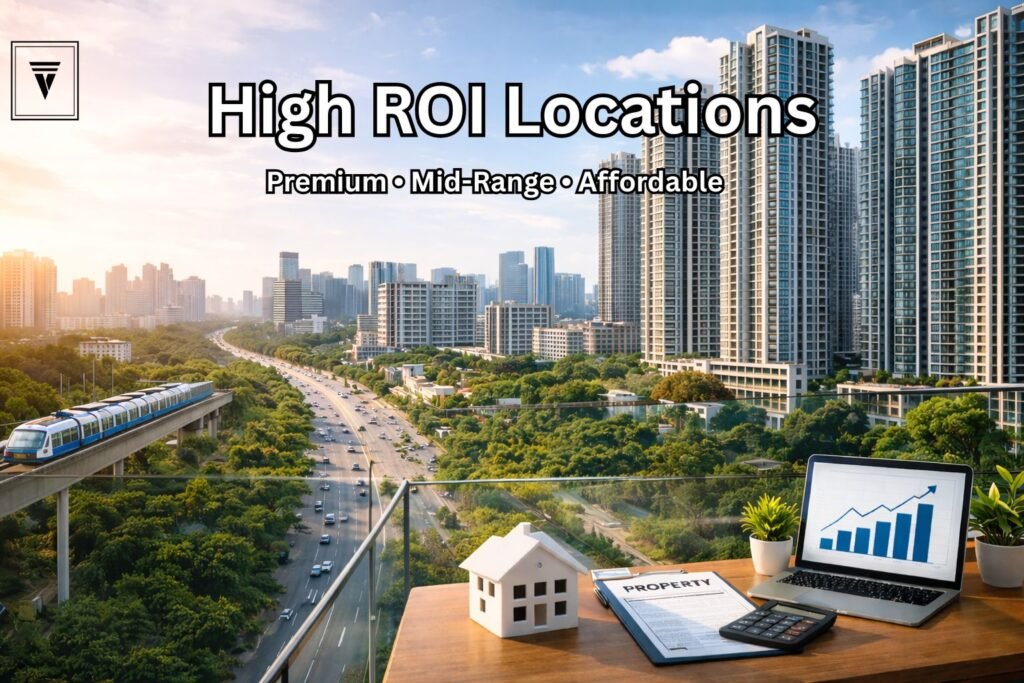 Gurgaon property prices skyline with modern buildings and real estate investment setup showing market growth trends