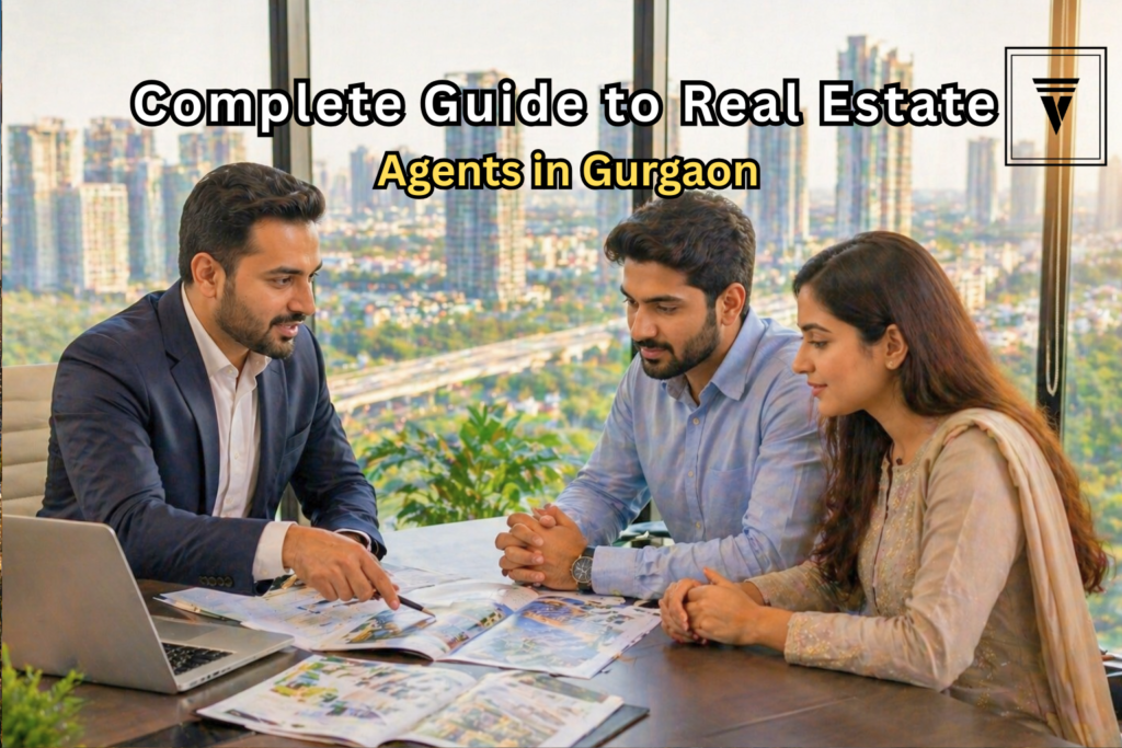 Real estate agent in Gurgaon guiding clients for property purchase and helping choose the right property expert