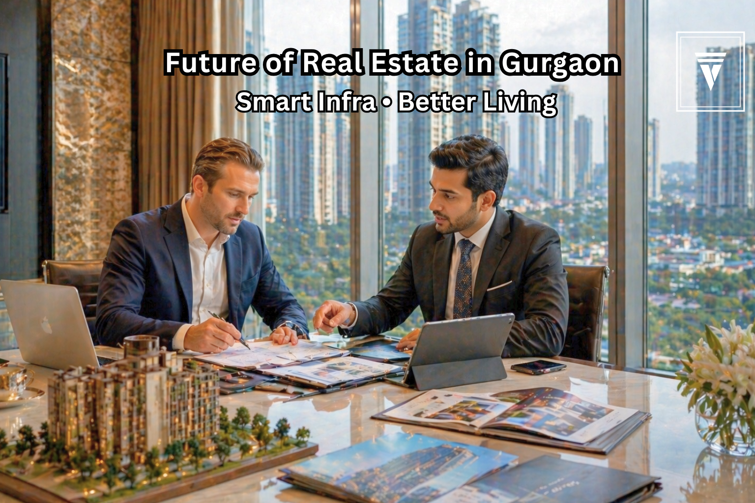 Smart city infrastructure and modern real estate development in Gurgaon