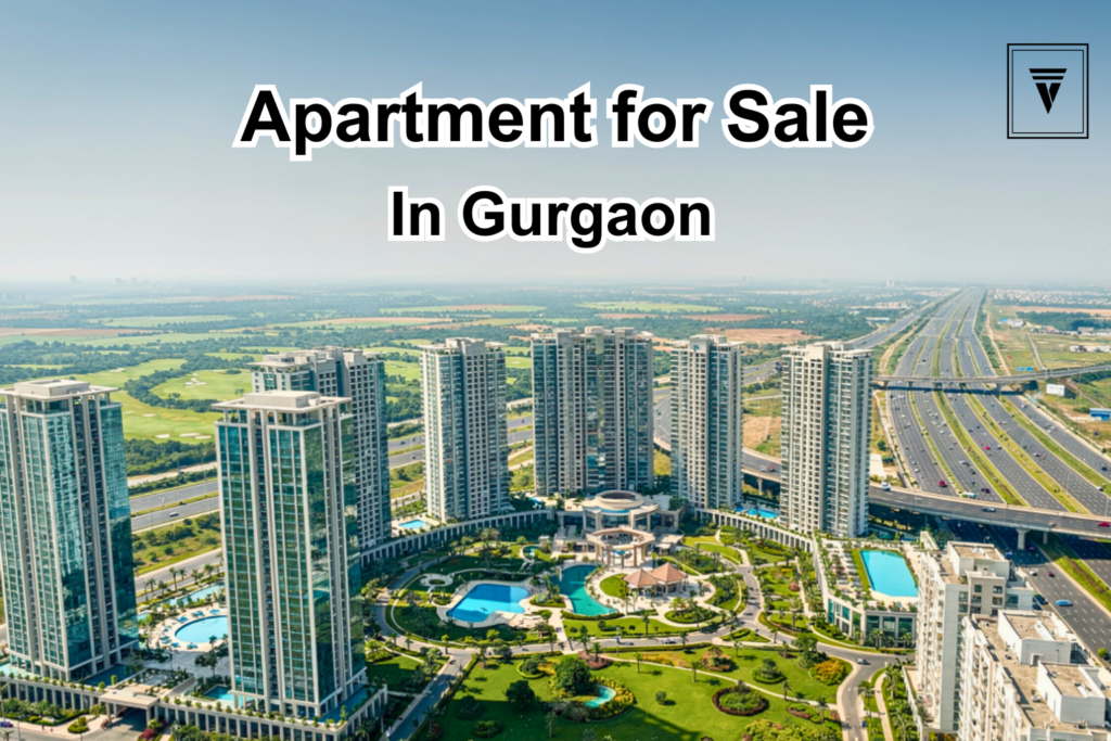 Luxury apartment towers in Gurgaon near Dwarka Expressway and Golf Course Road with modern skyline and residential infrastructure
