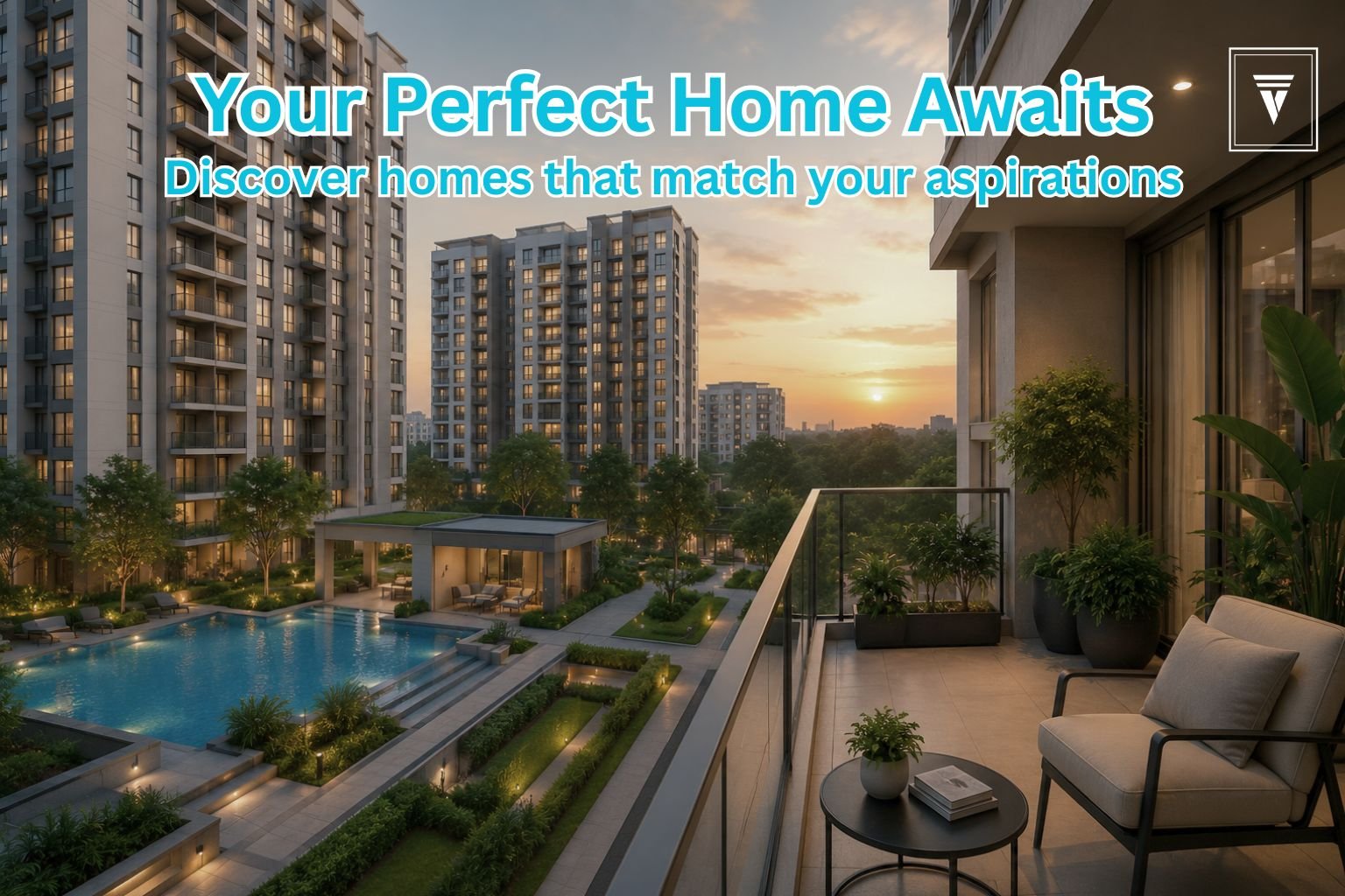 Luxury apartment for sale in Gurgaon with modern residential buildings and premium amenities