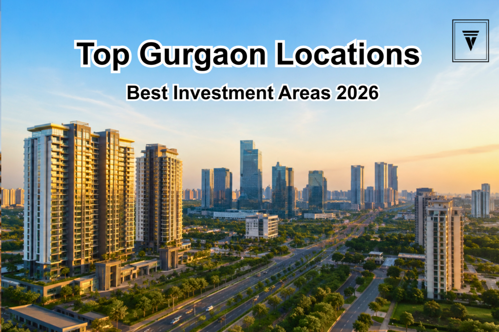 Best luxury investment locations in Gurgaon showcasing premium high-rise residential skyline