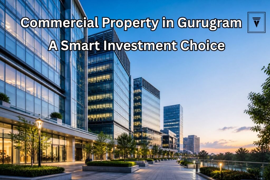 Modern commercial buildings in Gurugram showcasing premium office spaces and investment opportunities