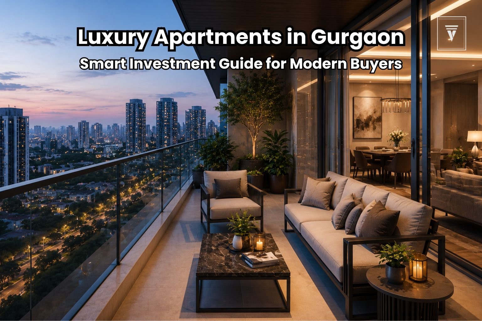 Modern project filter section for luxury apartments in Gurgaon website with residential, commercial, and SCO plots options.