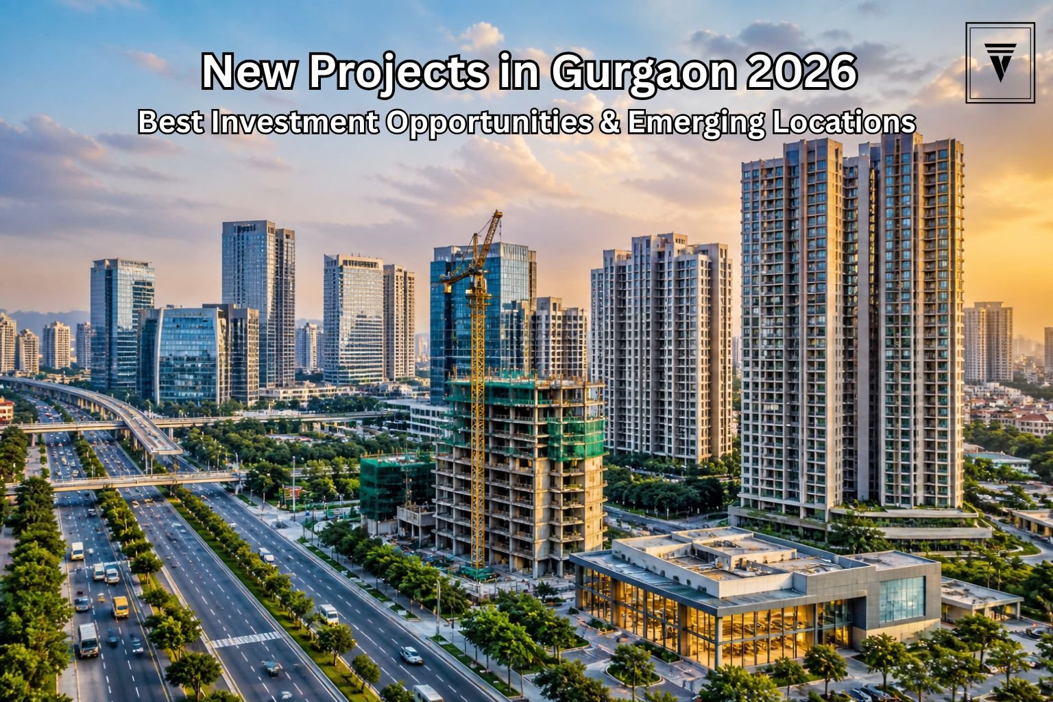 New real estate projects in Gurgaon 2026 with modern skyline and investment opportunities