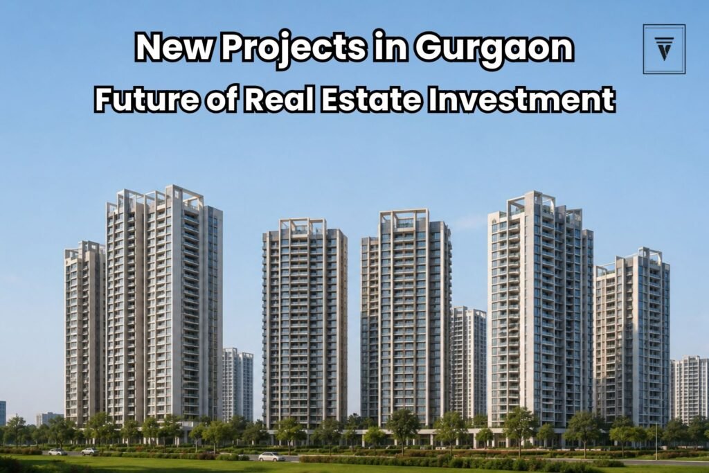 Modern high-rise residential towers in Gurgaon representing new real estate investment opportunities.