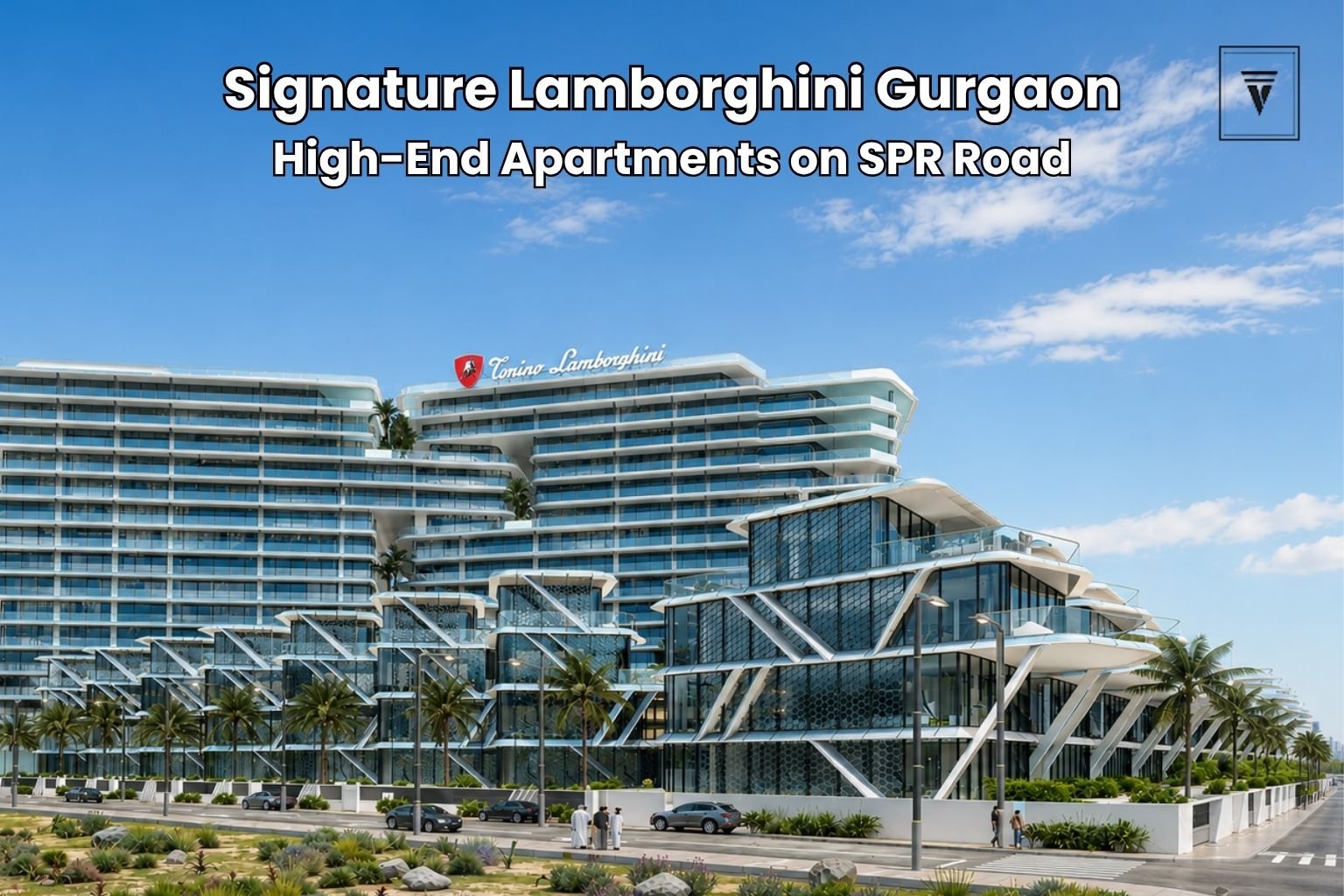 Luxury high-end apartments inspired by Lamborghini located on SPR Road in Gurgaon showcasing premium Signature Lamborghini residential development.