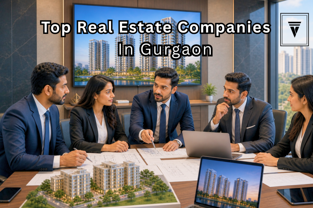 Luxury residential buildings in India showcasing premium living by top real estate companies with modern architecture and upscale amenities.