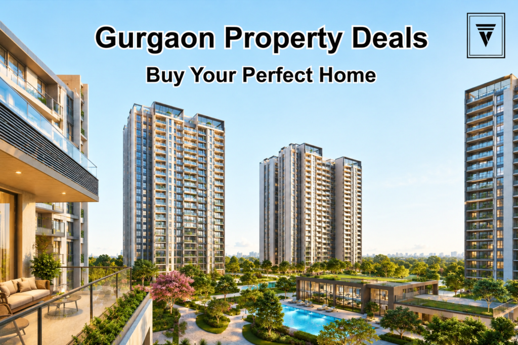 Luxury apartments for sale in Gurgaon featuring modern residential towers and premium amenities.
