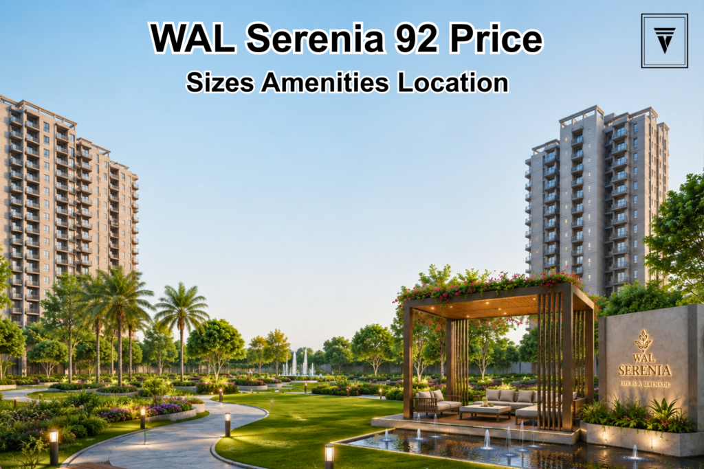 WAL Serenia 92 Price, 3 BHK Sizes, Amenities and Location Explained