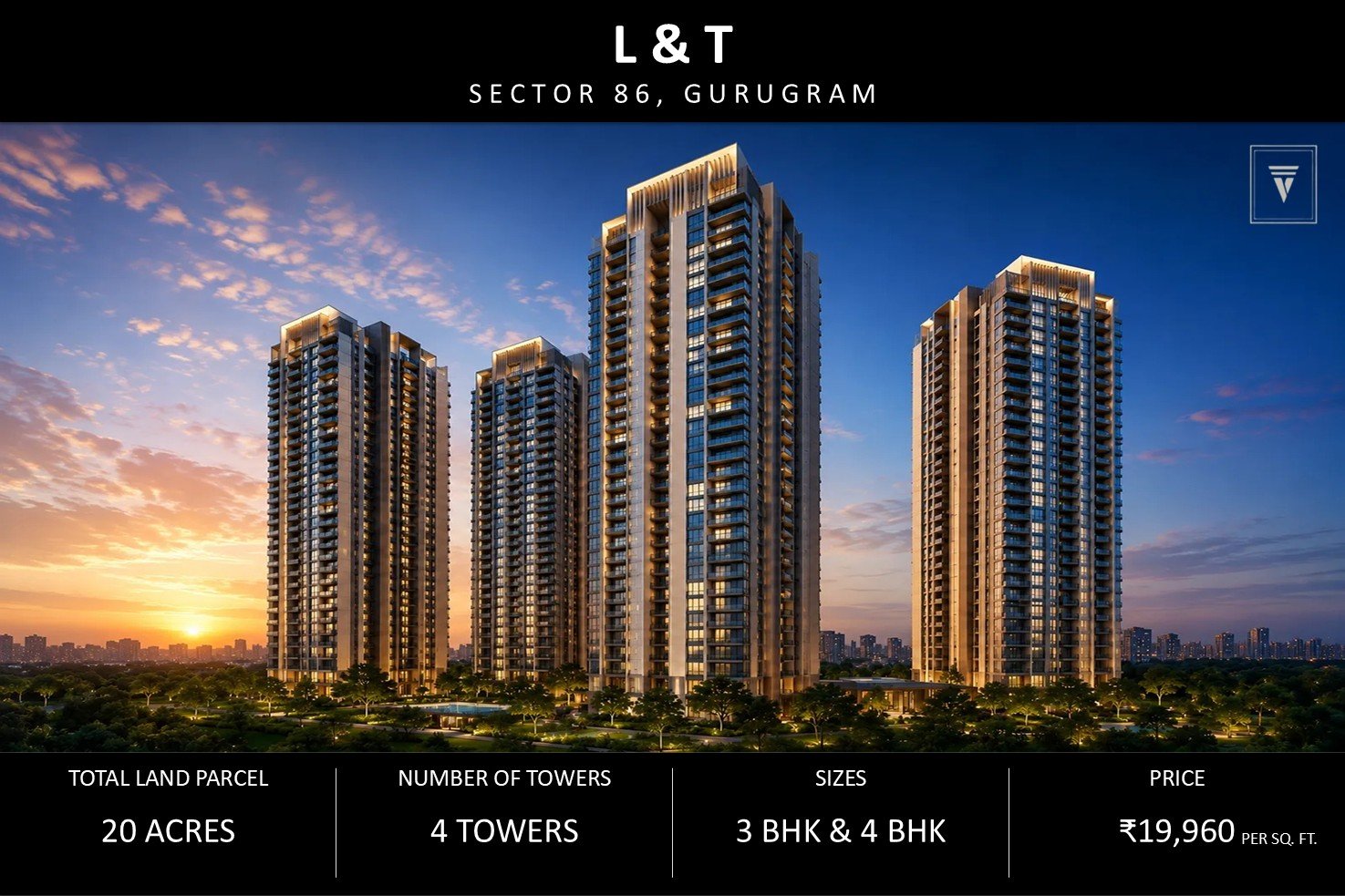L and T Sector 86 Gurgaon: Luxury Apartments, Lifestyle and Amenities